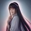 营养师小陈的头像，穿白大褂的女性营养师，医疗机构背景专业照